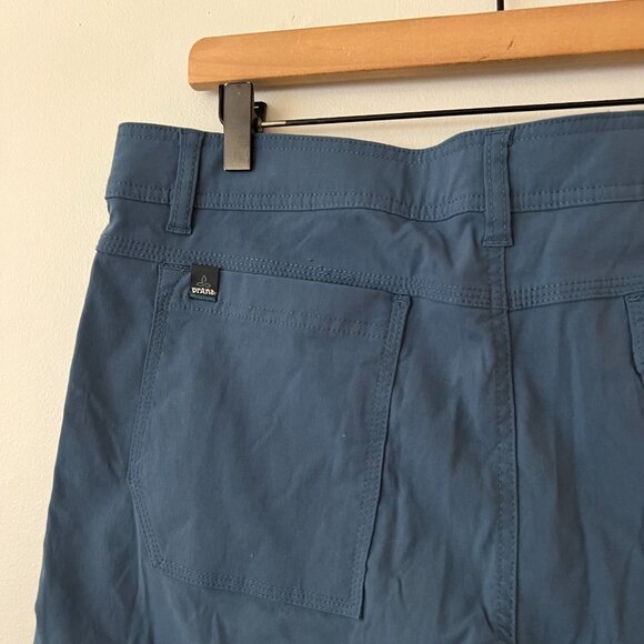 Prana Men's Stretch Zion Outdoor Hiking Shorts Blue Size Large - Picture 7 of 10